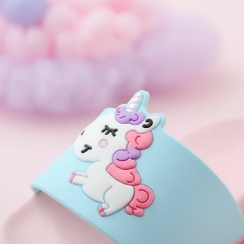 unicorn outdoor slippers - detail