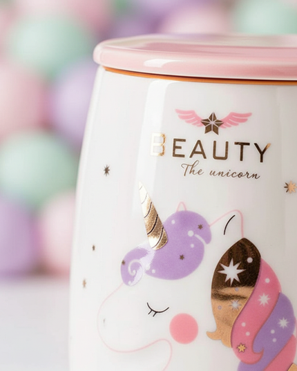 unicorn-painted-mug - detail