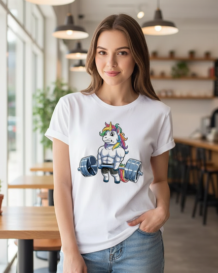 unicorn pajama party shirt - lifestyle