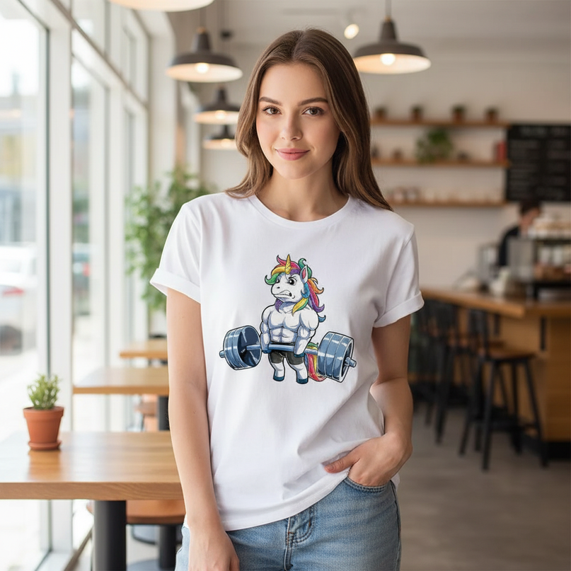 unicorn pajama party shirt - lifestyle
