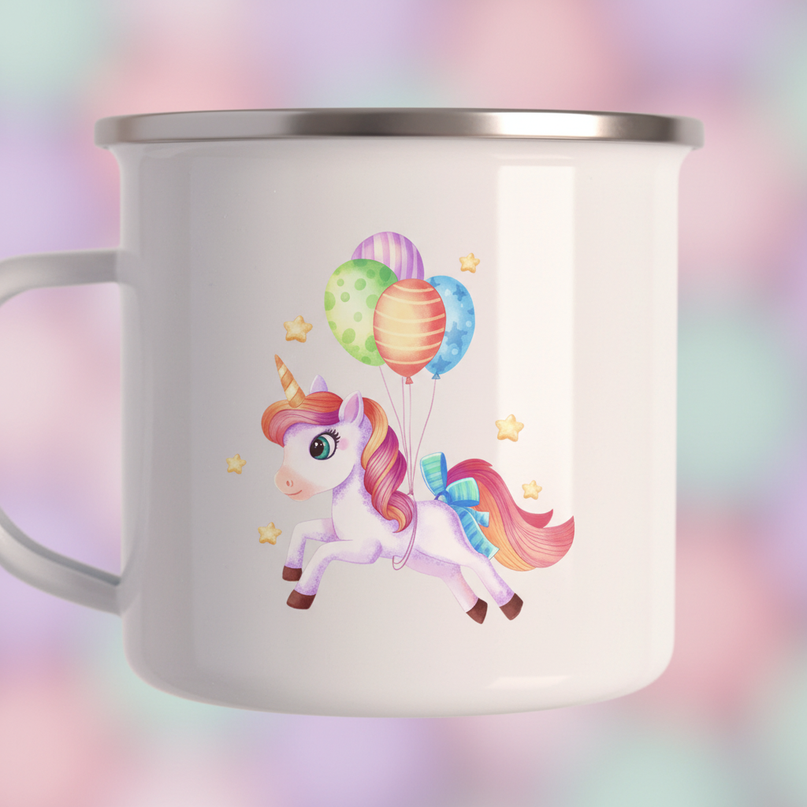 unicorn party mug - detail