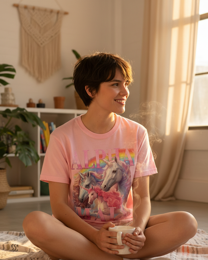 unicorn party shirts - in-use