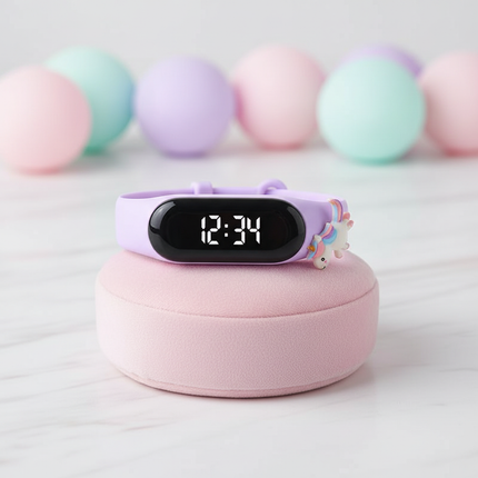 unicorn pastel led watch - lifestyle