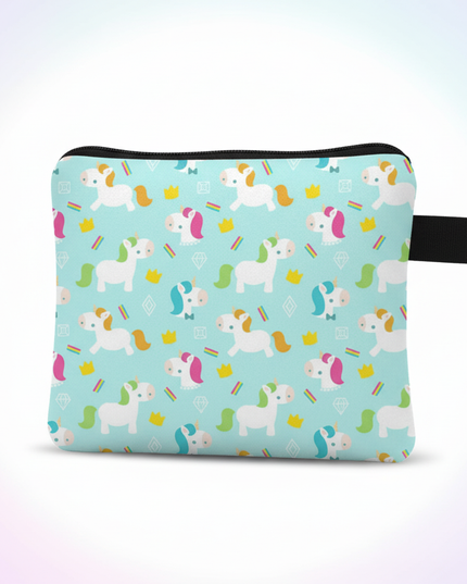 unicorn pattern coin purse - white-bg