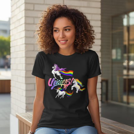 unicorn pattern shirt - lifestyle