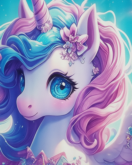 unicorn pegasus curtains - detail