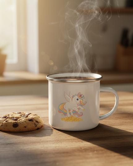 winged unicorn mug - lifestyle