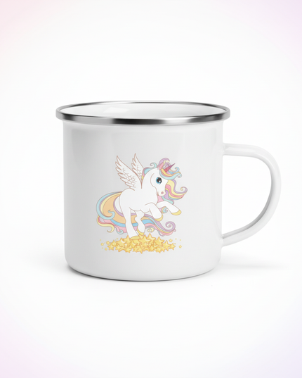 winged unicorn mug - white-bg