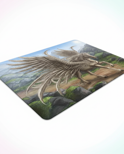 unicorn pegasus rug - white-bg