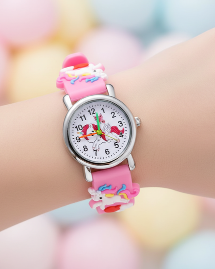 winged unicorn watch - in-use