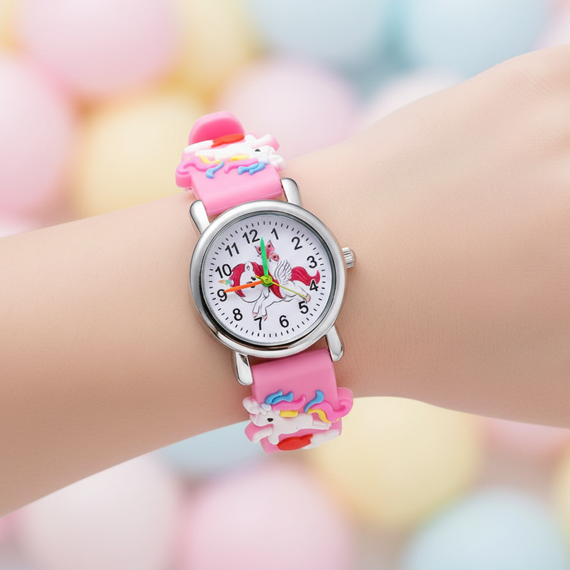 winged unicorn watch - in-use