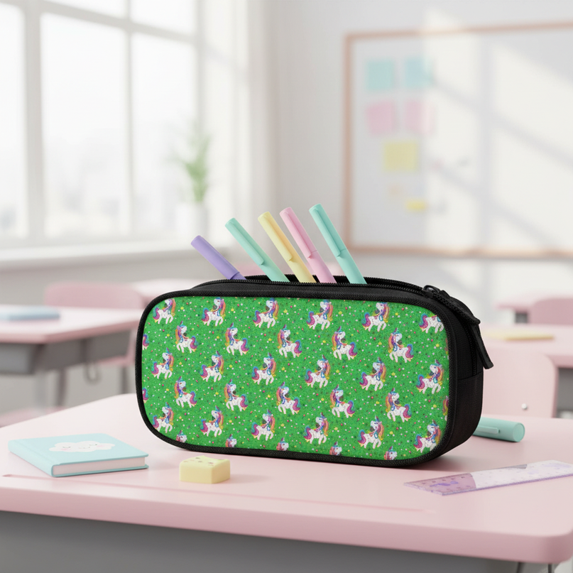 unicorn pencil case for girls - lifestyle