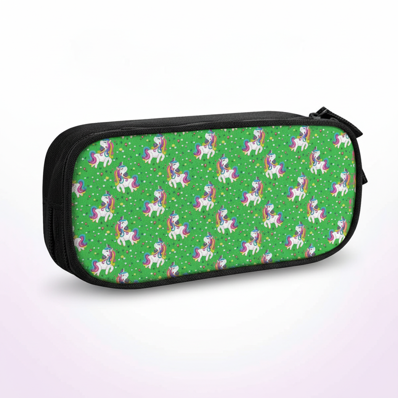 unicorn pencil case for girls - white-bg