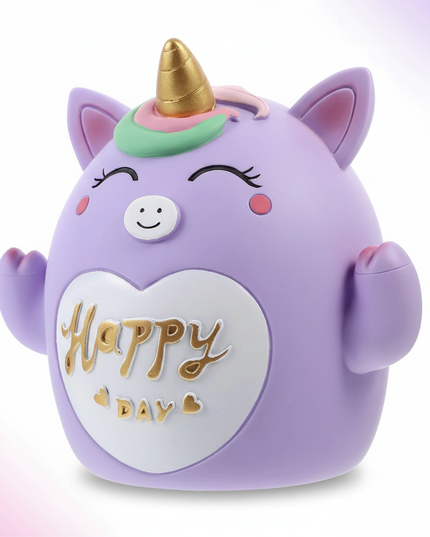 unicorn piggy bank girls - white-bg