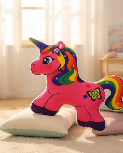 unicorn pillow plush - lifestyle