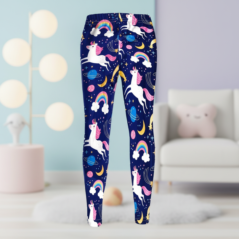 unicorn planet leggings - lifestyle