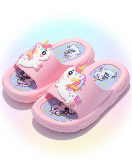 unicorn platform slippers - white-bg