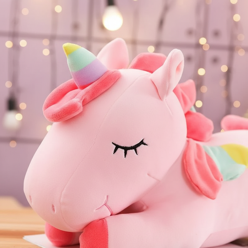 unicorn plush cartoon - detail