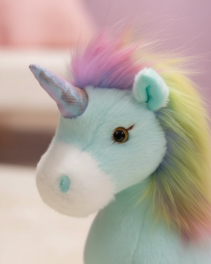 unicorn plush cute - detail