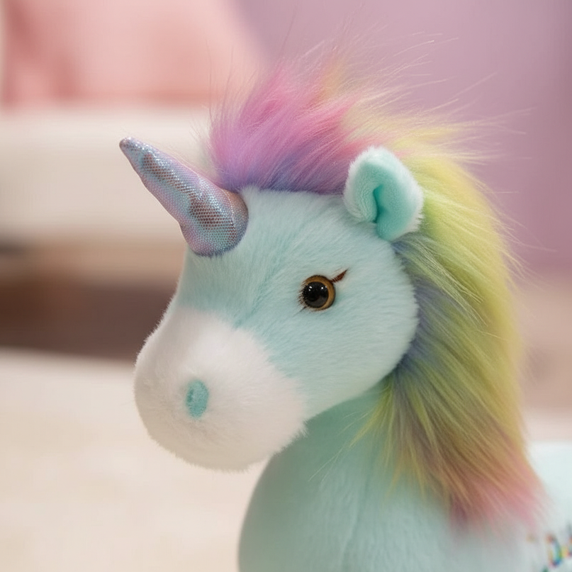 unicorn plush cute - detail