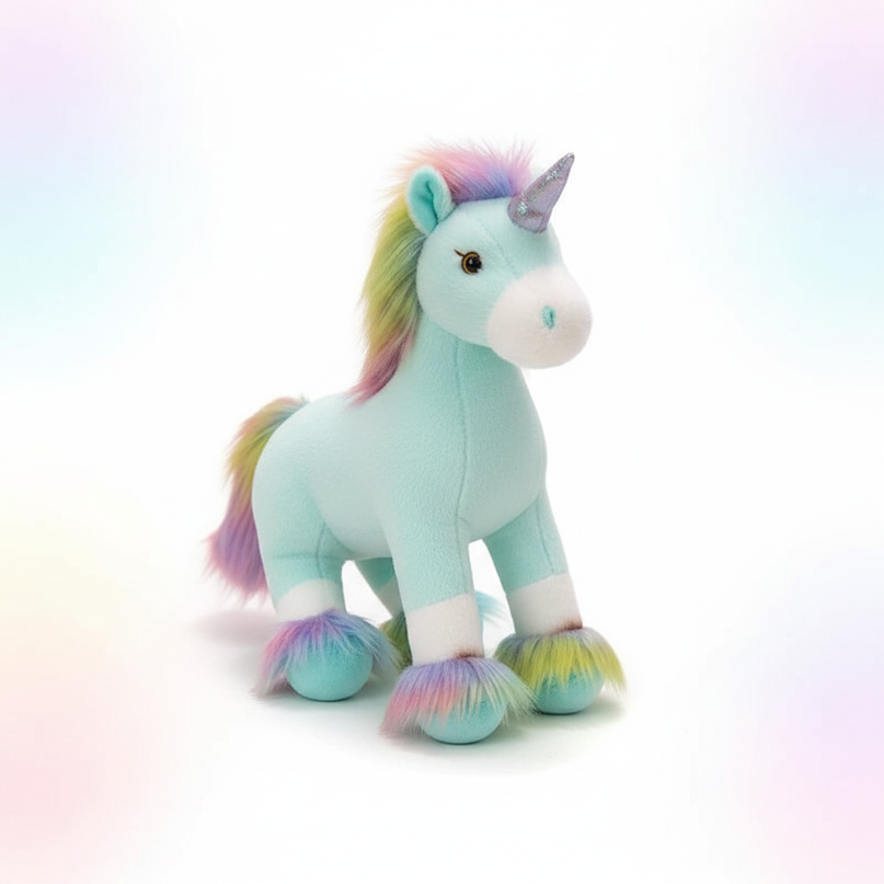 unicorn plush cute - white-bg