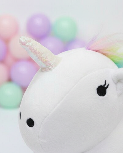 unicorn plush pencil case - detail