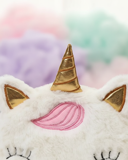 unicorn plush purse - detail