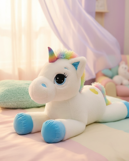 unicorn plush rainbow - lifestyle