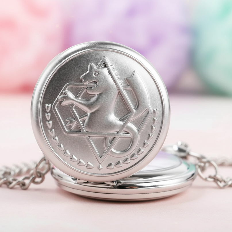 unicorn pocket watch - detail