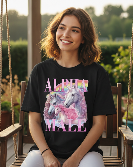 unicorn polo shirt - lifestyle