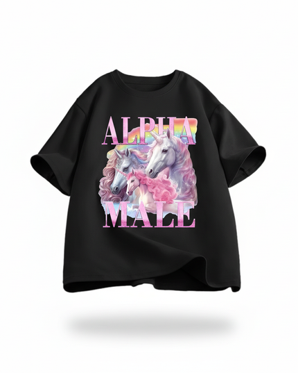 unicorn polo shirt - white-bg