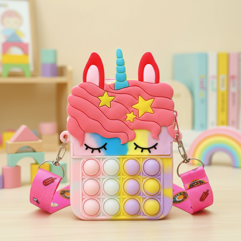 unicorn pop purse - lifestyle