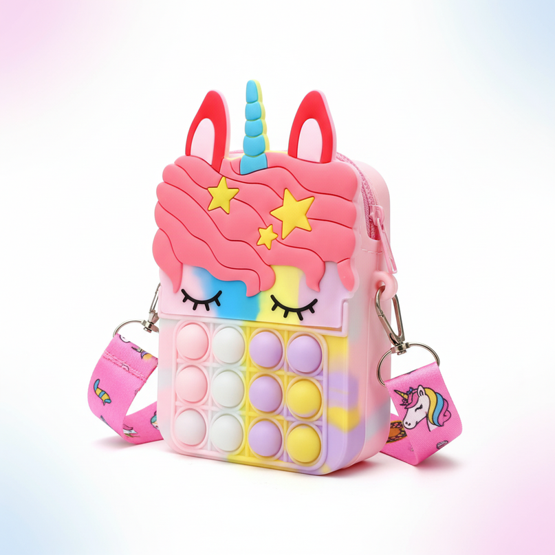 unicorn pop purse - white-bg