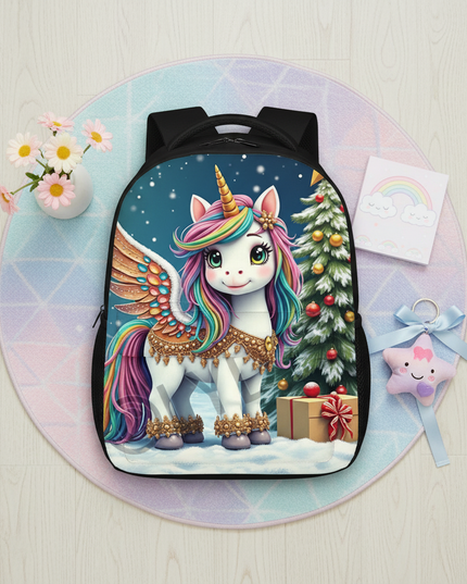 unicorn princess backpack toddler - flat-lay