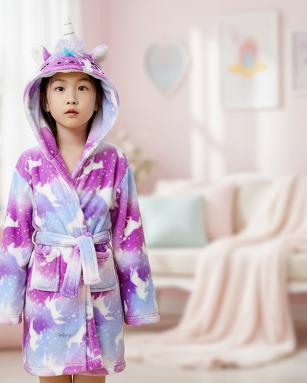 unicorn princess robe - lifestyle