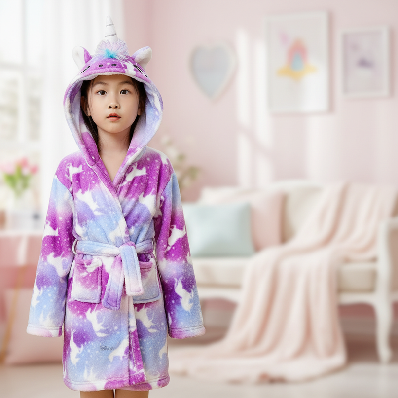 unicorn princess robe - lifestyle
