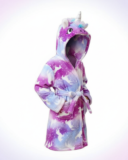 unicorn princess robe - white-bg