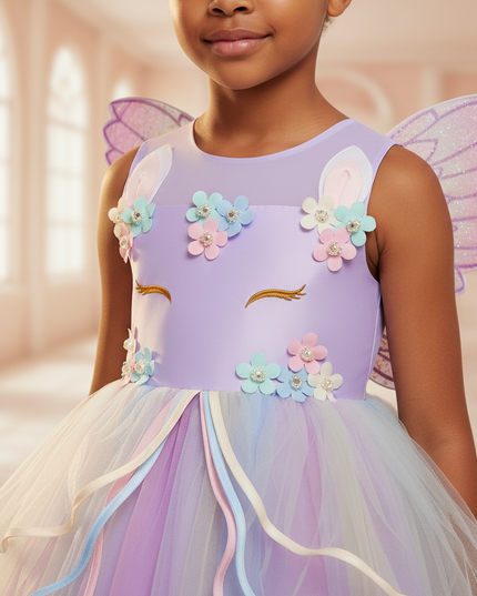 unicorn princess tutu dress - detail