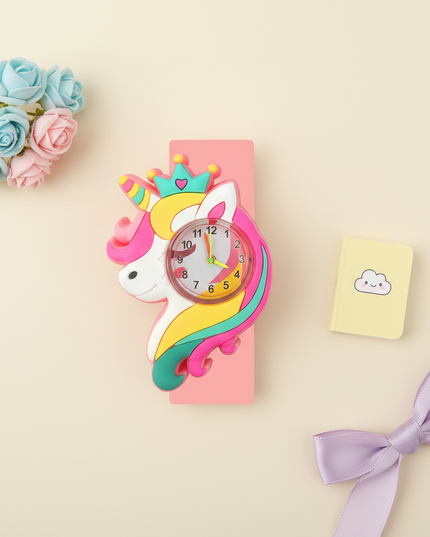 unicorn princess watch - flat-lay