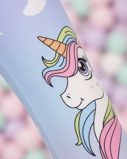 unicorn print leggings - detail
