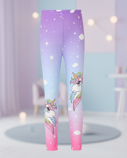 unicorn print leggings - lifestyle