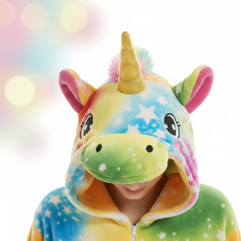 unicorn prints onesie - detail