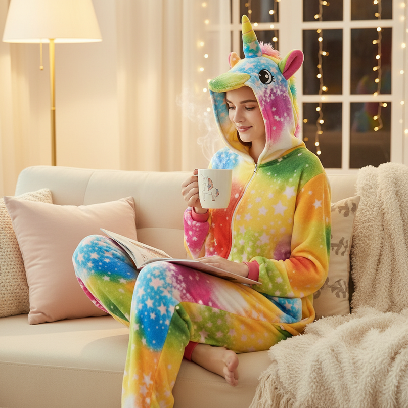 unicorn prints onesie - lifestyle