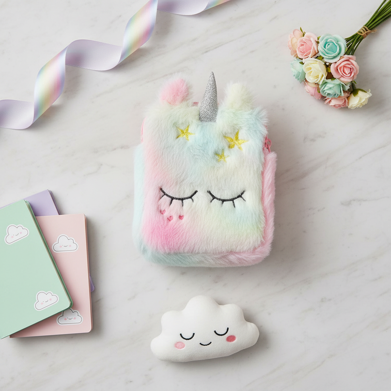 unicorn purse bag - flat-lay