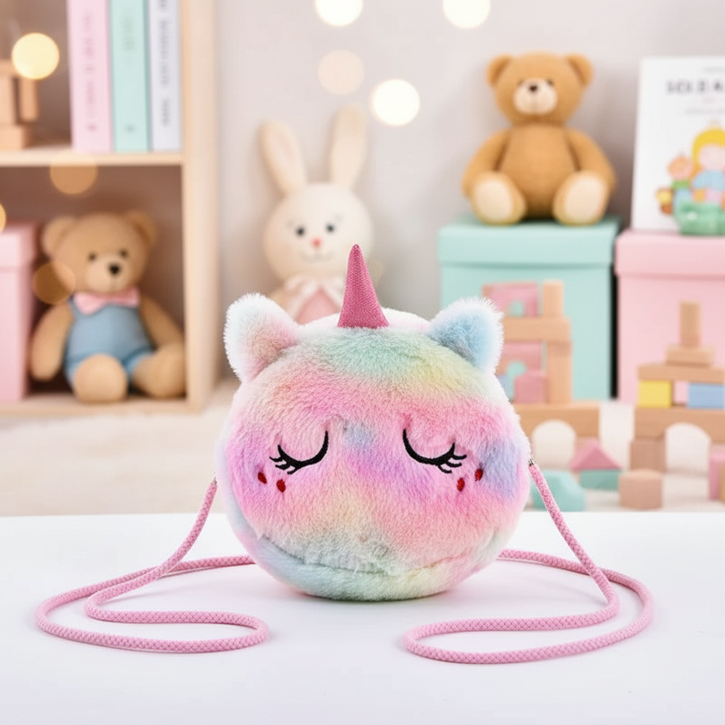unicorn purse for little girl - lifestyle