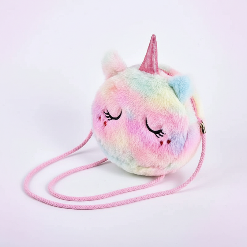 unicorn purse for little girl - white-bg