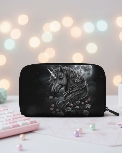 unicorn purse and wallet - lifestyle