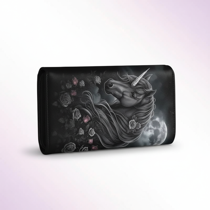 unicorn purse and wallet - white-bg