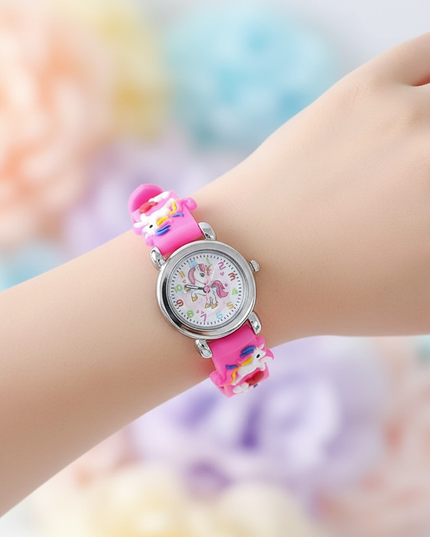unicorn quartz watch - in-use