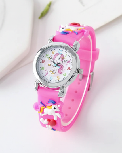 unicorn quartz watch - white-bg